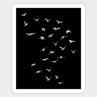 Flock of Birds in the Sky Sticker